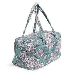 Large Travel Duffel Bag In Tiger Lily Blue Oar - Image 2 - Vera Bradley
