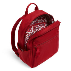 Small Backpack Cardinal Red open