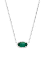 Elisa Cat's Eye Necklace - May Emerald