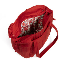 Vera Bradley® - Glenna Satchel Bag - Cardinal Red - Main Pocket