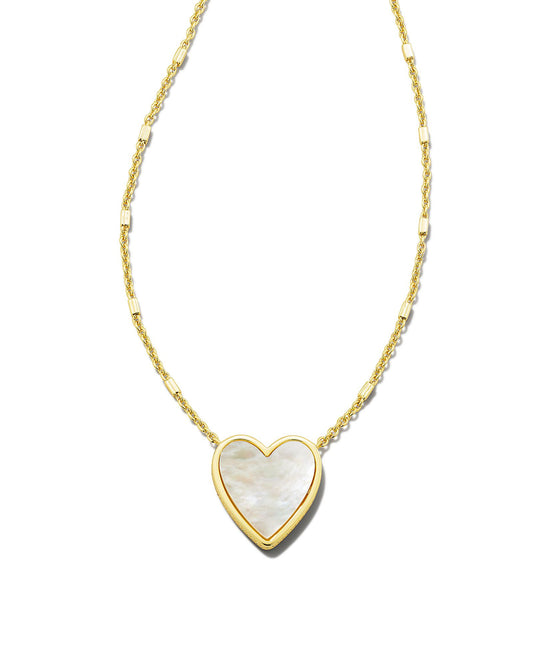 Kendra Scott Heart Pendant Necklace Gold 1600