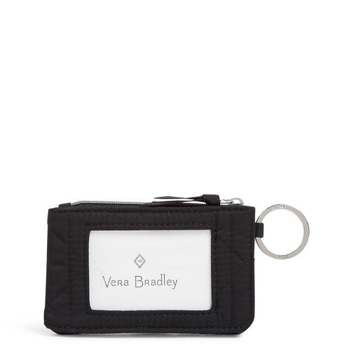 Vera Bradley RFID Deluxe Zip ID Case - Black 512