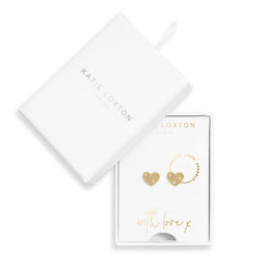 Treasure the Little Things Live Love Sparkle Earrings Box View