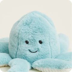 A smiling blue octopus