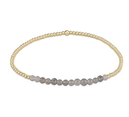 Gold Bliss Bead Bracelet - Labradorite | Enewton® 1400