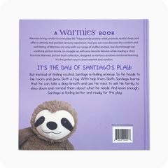 Sloth Goes Slow - A Warmies® Children's Book - Back side