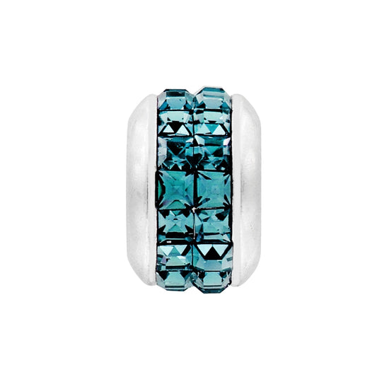 Spectrum Silver Turquoise Bead Front View 1500