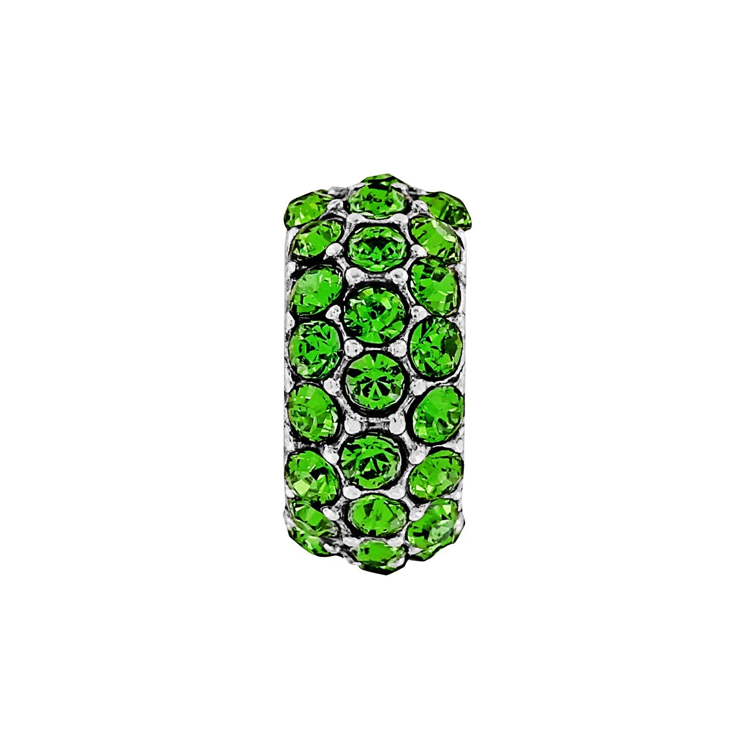 Glitter Green Spacer Front View