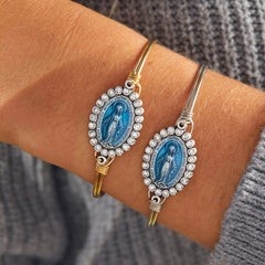 Crystal Miraculous Bangle Bracelet 