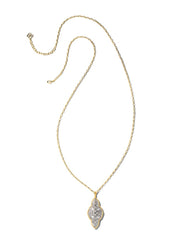 Kendra Scott Abbie Long Pendant Necklace Gold