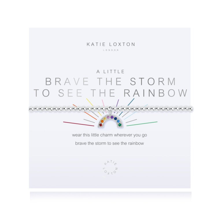 A Little Brave The Storm To See The Rainbow Bracelet