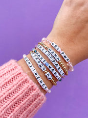 Little Words Project - Solid Gold Filled  Mama Bracelet S/M.