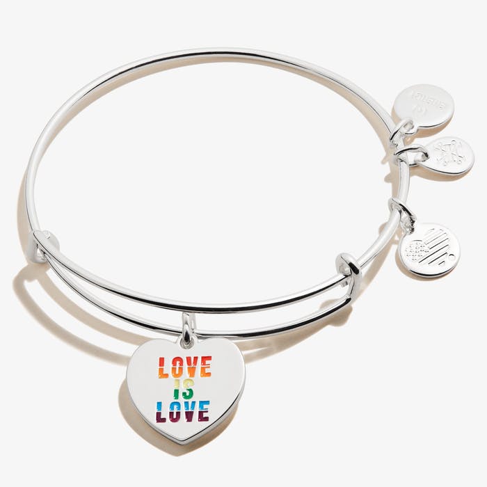 Alex and Ani Color Infusion Fall In Love Bangle Bracelet Charm Bracelet Fall