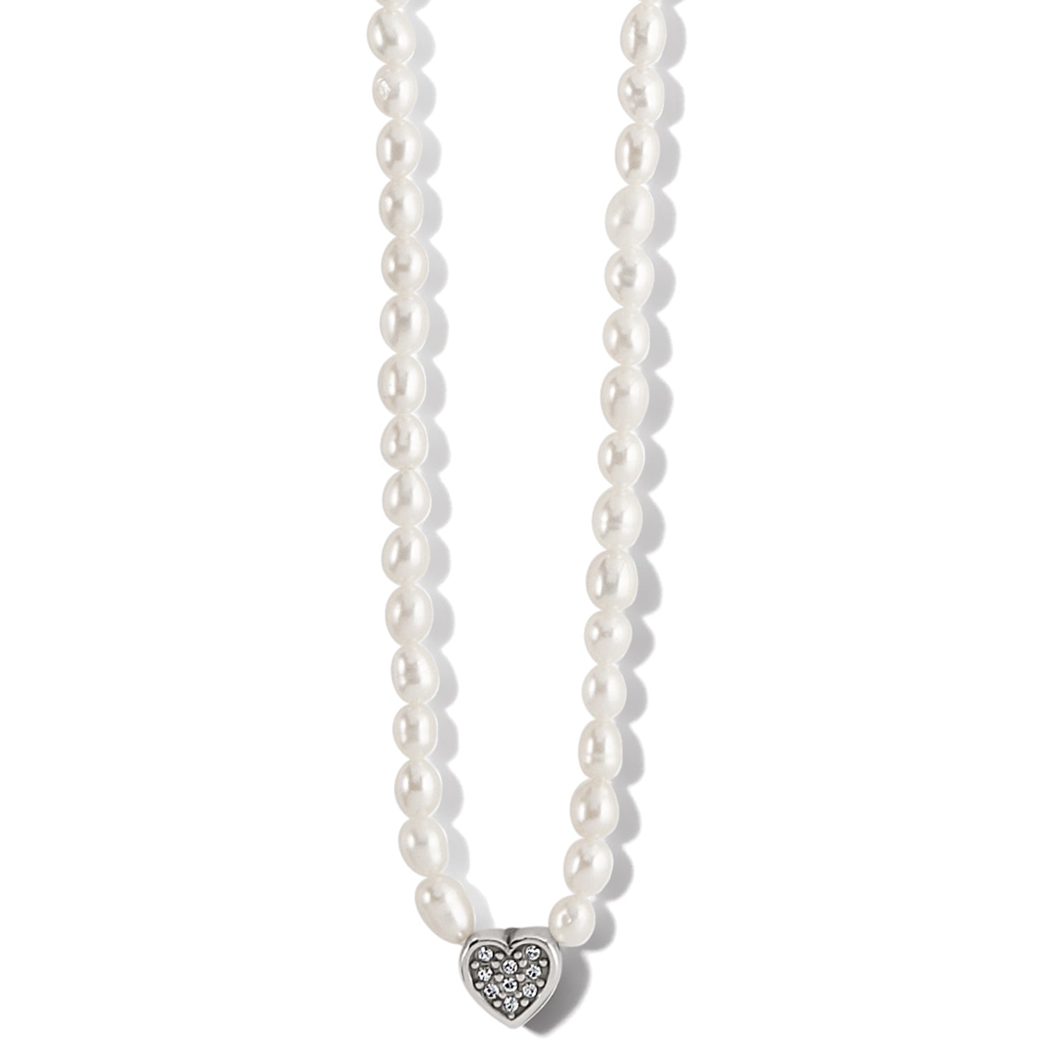 Meridian Zenith Heart Pearl Necklace - Image 1 - Brighton