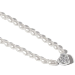 Meridian Zenith Heart Pearl Necklace - Image 2 - Brighton