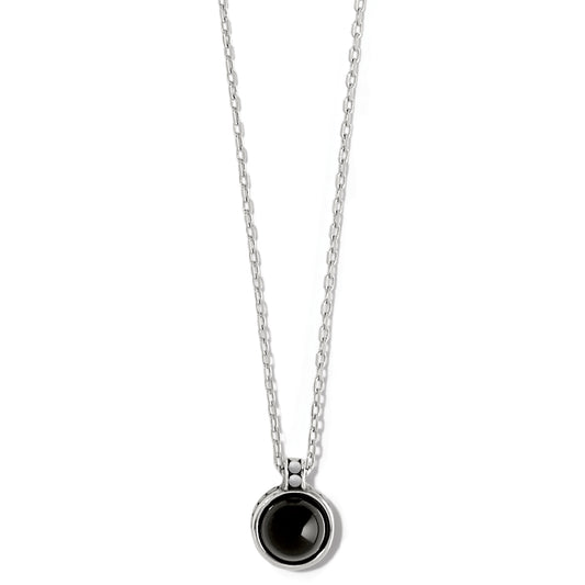 Pebble Dot Onyx Short Necklace - Brigthon® 1500