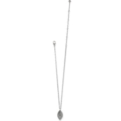 Pebble Leaf Short Necklace - adjustable length