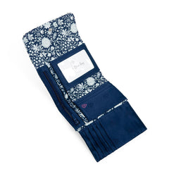 Vera Bradley® - Inside view of an ID window and slip pockets - RFID Riley Compact Wallet In Perennials Gray