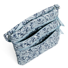 Vera Bradley® - Front Exterior Pockets - Triple Zip Hipster Bag In Perennials Gray