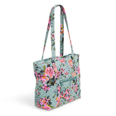 Vera Bradley Small Tote In Rosy Outlook Pattern Left Side