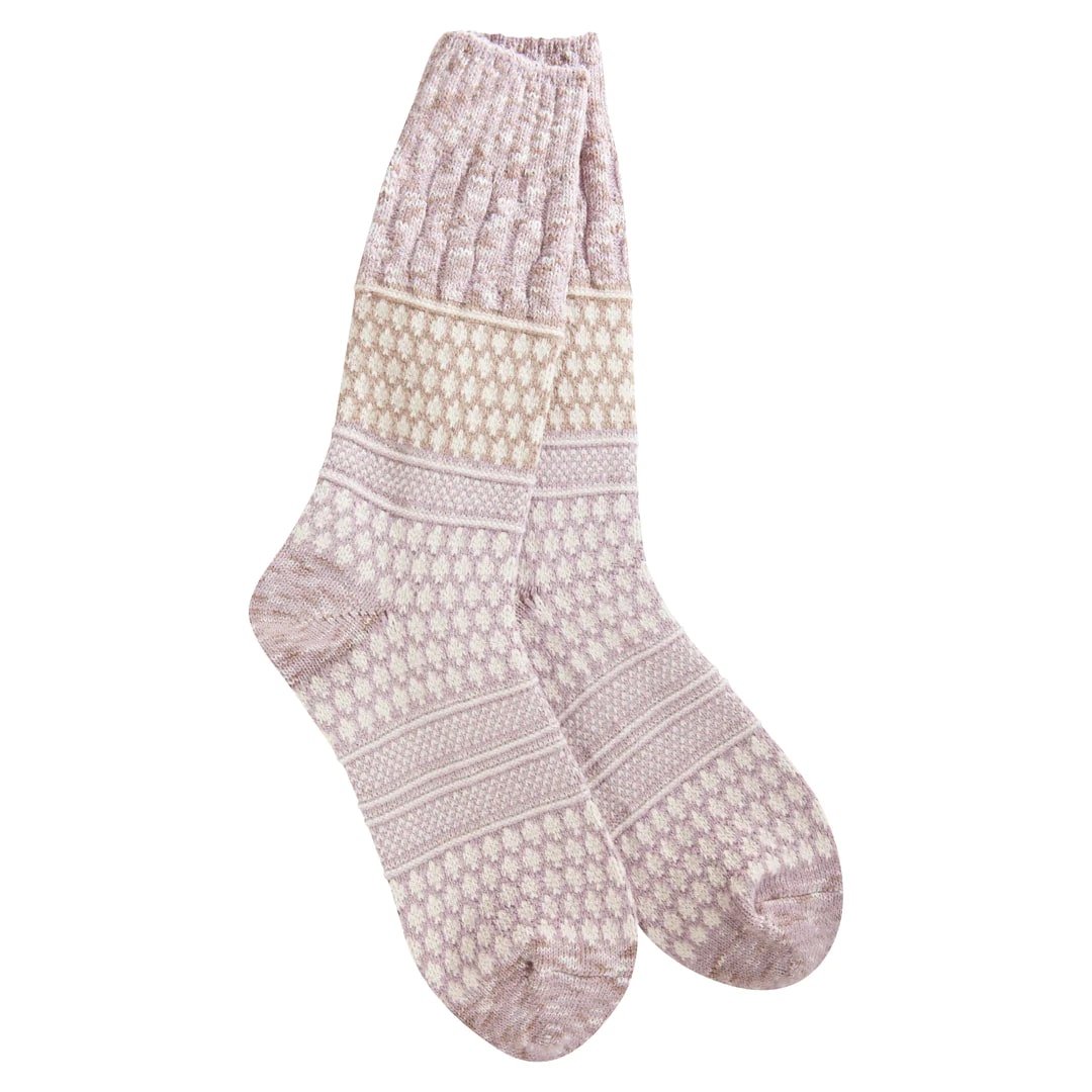 World's Softest Socks women's crew textured socks