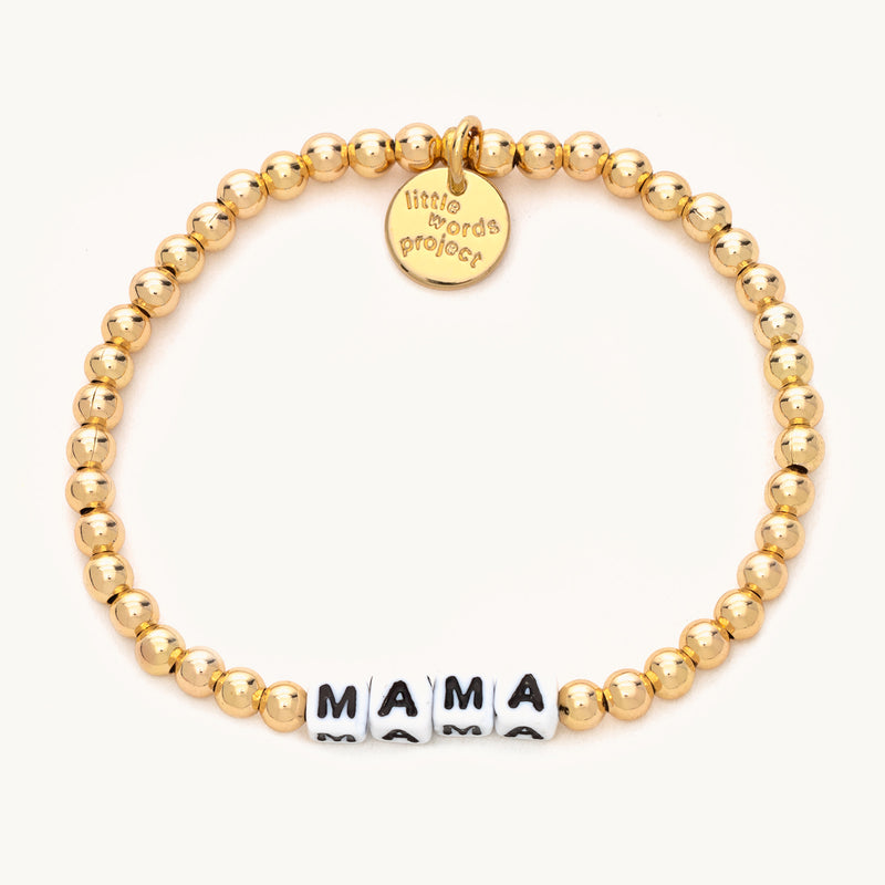 Little Words Project Solid Gold Filled Mama Bracelet 