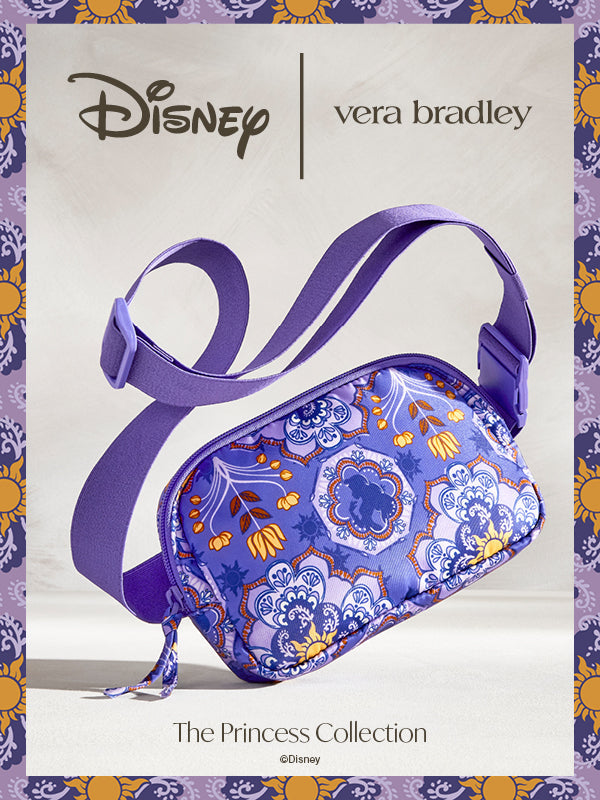 Vera Bradley Princesses Patterns featuring Rapunzel and Tiana.