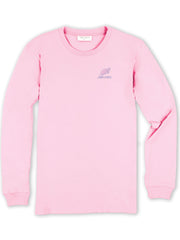 Pink long sleeve t-shirt with a pink turtle.