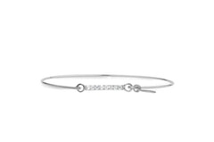 Stia Pave Icon Bracelet Bar Silver