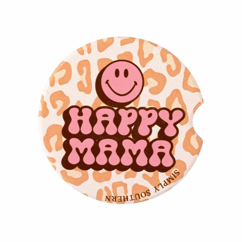 Simply Southern Car Coaster Happy Mama