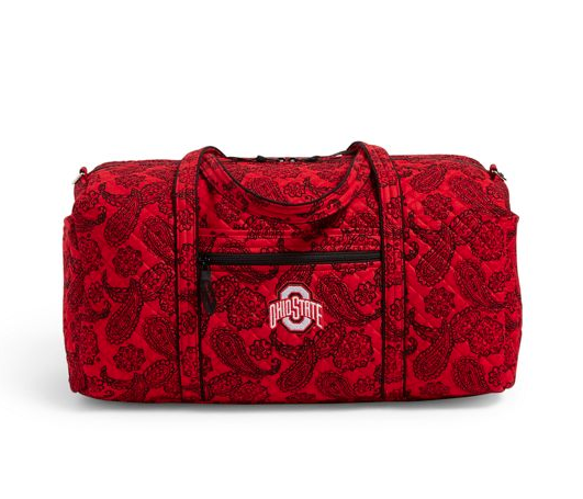 Vera Bradley Iconic Large Travel Duffel Bag - Ohio State University