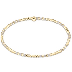 Gameday Hope Joy Pattern 2mm Bead Bracelet
