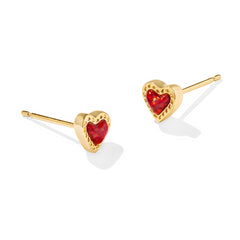 Mini Ari Heart Stud Earrings
