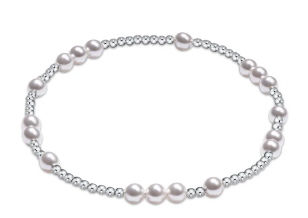 enewton Extends - Hope Unwritten Sterling 4mm Bead Bracelet - Pearl