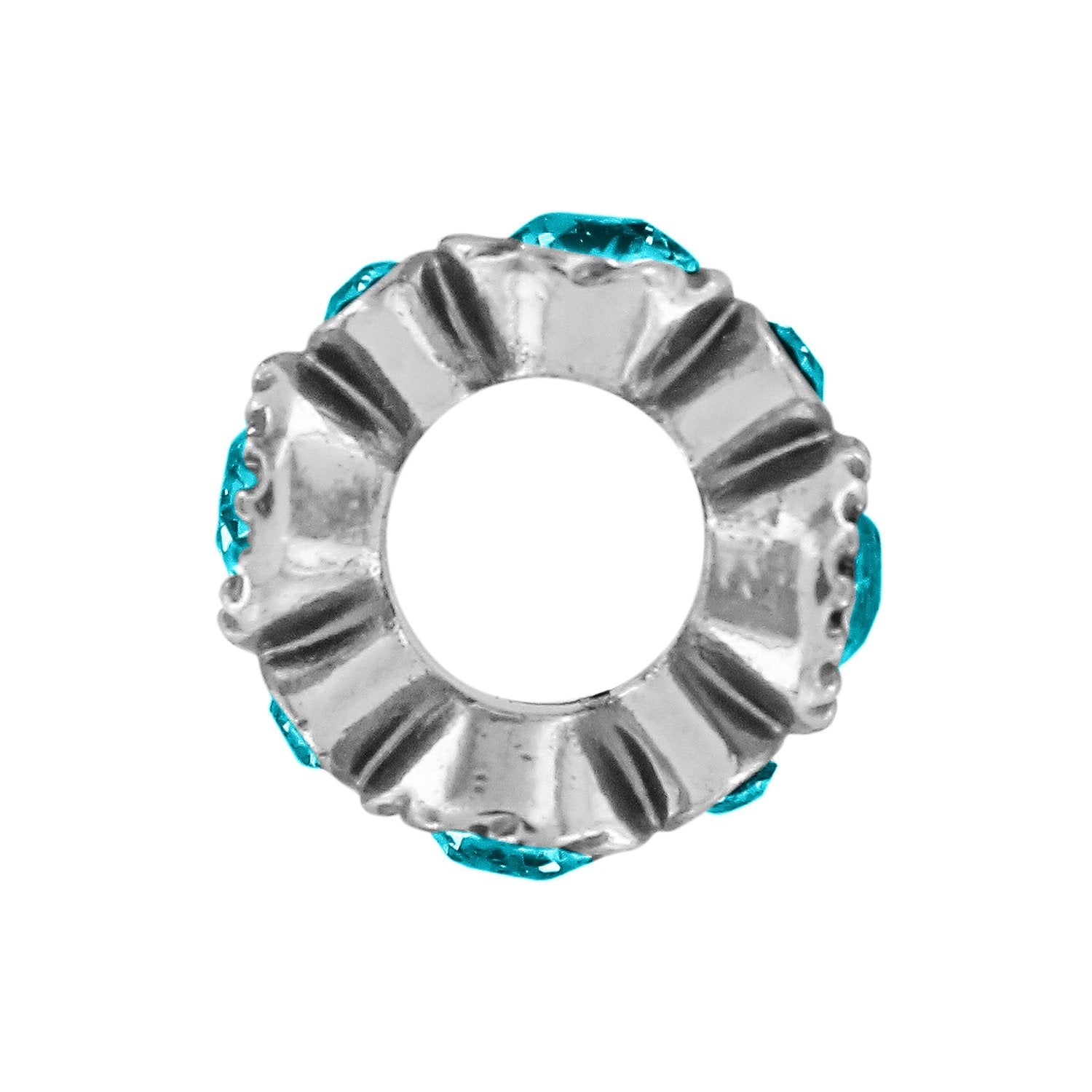 Halo Stargazer Spacer Silver - Zicron Side View