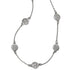 Ferrara Petite Silver Collar Necklace Front View