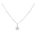 Stia Mini Disk Letter Necklace "Y" Silver