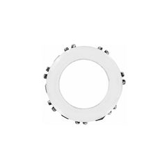 Mumtaz Silver Ribbon Spacer Side View