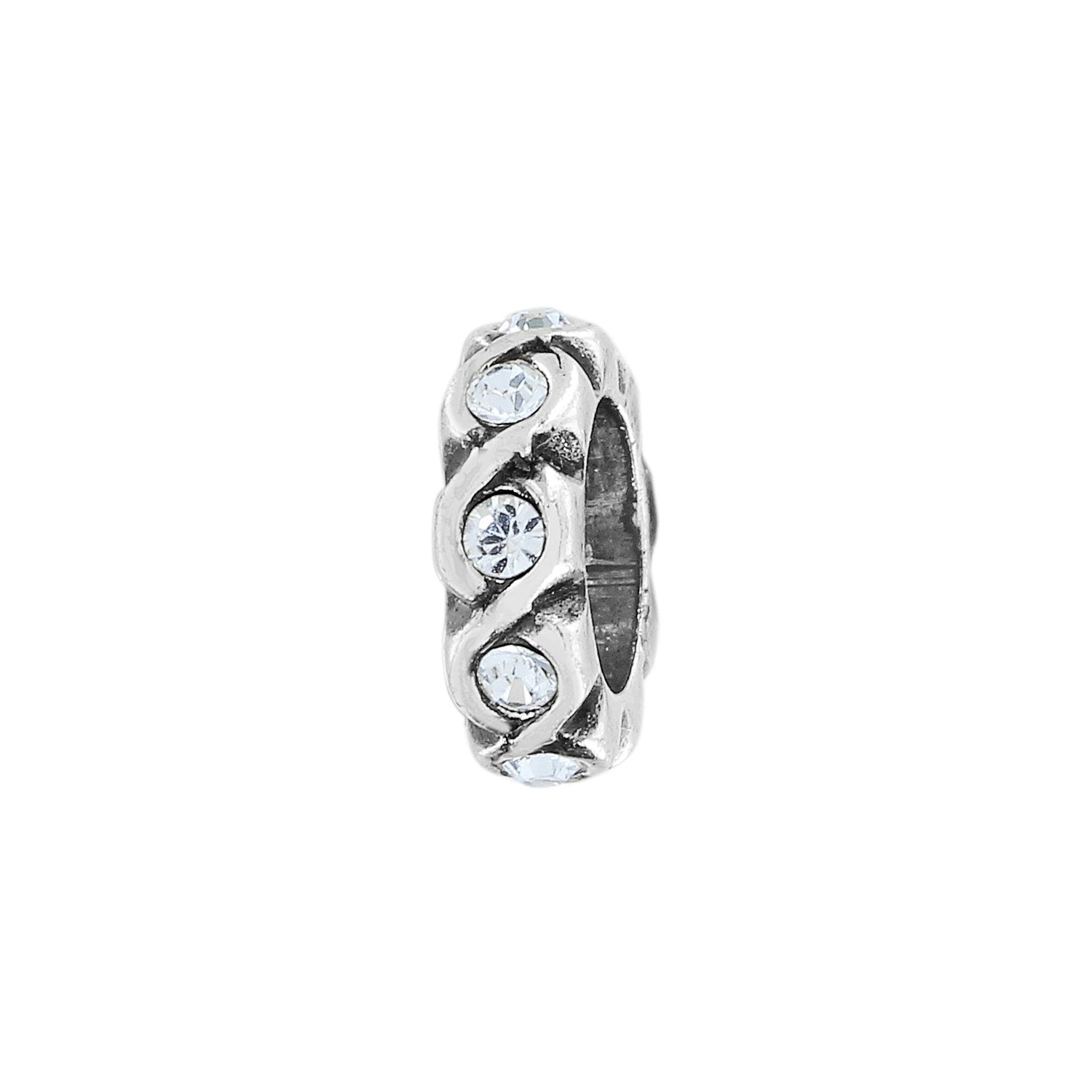 Infinity Silver Spacer Front View