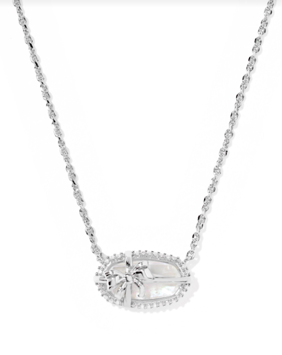 Elisa Bow Short Pendant Necklace