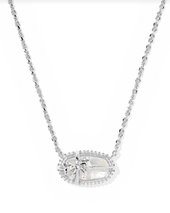 Elisa Bow Short Pendant Necklace