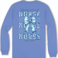 Nurse Bow Long Sleeve Tee