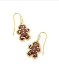 Gingerbread Drop Earrings