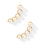 Lily Co Screwback Stud earrings with pearls.