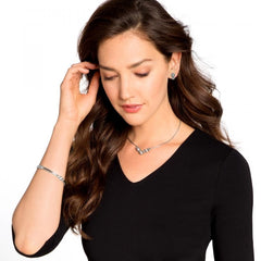 Infinity Sparkle Necklace Model View