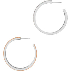 Neptune's Rings Duo Large Hoop Side View
