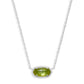 Elisa August Peridot Illusion Necklace Front View