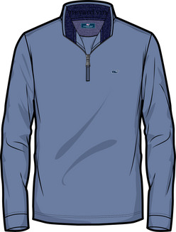 Solid Saltwater Quarter-Zip