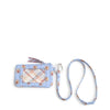 Zip ID Pouch w/Breakaway Lanyard: Blue Leaf