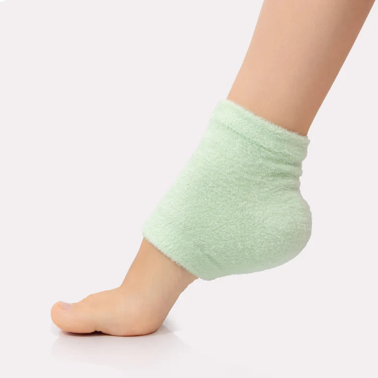 Voesh Moisturizing Heel Socks | Mint